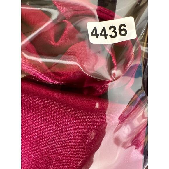 Steve Madden Romper Satin Ruffle One Shoulder Short Fuchsia Pink  Medium - Picture 9 of 9